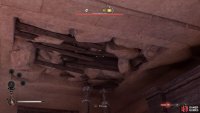 Unfortunately, there’s some rubble in the way to the chest.