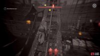Bypass the two guards by the boat by using the crane.