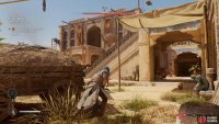 You can see the balcony and the beam from which you can assassinate Al-Ghul once you’ve created the distraction.