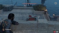 You can hit the spice bags to disorient the guards and cause a distraction.