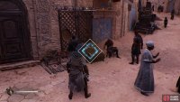 The blue border will become thinner when attempting to pickpocket more difficult targets.