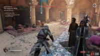 Speak with the eunuch inside the harem.