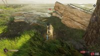 Be careful as a snake like to hide in the grass here and will attack you when you get close to the treasure.