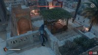 You will want to come from the back of the balcony so that you don’t alert the guard.