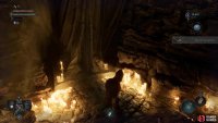 Once the boss is defeated, pickup the Bloody Aspergillum from the altar opposite the entrance.