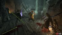 From the Vestige, follow the path by the mage army, then head right at the end to exit outside.