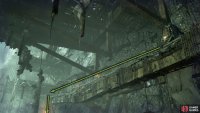 Follow the path to the end while avoiding the Spiky Smasher then head down the ladder.