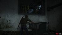 and use the cart to climb through the window.