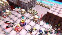 Step 1: Select the member who has access to healing, and attack the gear off the platform, toward the goal.