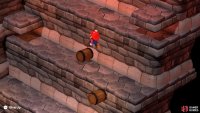 Action Course 2 - Room 3: This is more or less the same game as the original Donkey Kong. Make your way to the top while avoiding the barrels.