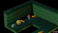 Attack the Golden Chain Chomp in the room’s corner.