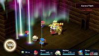 Belome has two attacks that damage the entire party and inflict sleep - Aurora Flash,