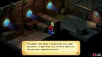Read a note near the start of the dungeon to find out what you’ll be doing in a bit - finding clues to figure out a password.
