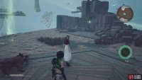 Hold Triangle to absorb any green orbs you find scattered around the areas.