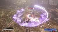 Soul Cleave is a wide, sweeping attack with Roche’s sword.