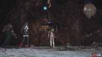 You can toss your shuriken at this spot to knock down a ladder.