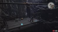 Once you reach the end, jump onto this wooden platform to reach the chest.