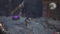 This purple chest contains a new weapon for Barret.
