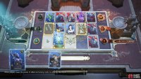 Place all of the cards as shown here, saving the Griffon for last.