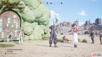 The Cactuar Statue will point a beam where you need to go for the rock.
