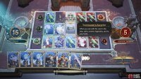 Try to win the middle row of the second round for a summon card.