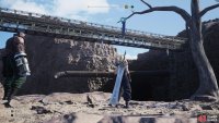 then find a ledge with a tree on it, whose branch can be used as a grappling spot to reach some distant cliffs.