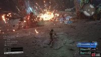 The base spell, Comet, conjures a swarm of comets that rain down on the battlefield, dealing moderate nonelemental AoE damage.