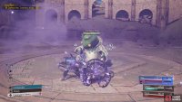 In addition to its Instant Death attacks, the Tonberry King will start out the battle using Royal Treatment, which inflicts Slow on the party.