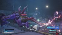 The boss will charge at a character for its Swinging Uppercut maneuver.
