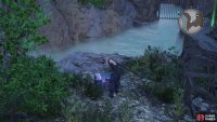 To the left of the first rest spot is a chest with a new weapon for Aerith.