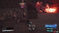 You can use the pillars as cover from Radial Flame.