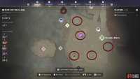 Bounty Barn can be found to the far east of Nomad Highlands, south of the Spire.