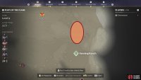 Glide toward the Fanning Ranch, which is southeast from the Nomad Spire.
