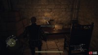 You’ll find the Battahli-Crested Letter on the table in the hidden room.
