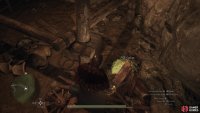In the easternmost chamber, search some wooden rubble along the southern end of a platform to find the fourth pile of Scalecinder.