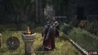 Speak with Roman to deliver the Regalia Sword and complete the quest.