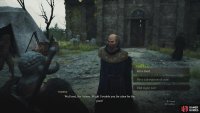 Give him both the money and the food. Then he’ll ask you to help him find a lost boy.