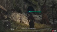 Go into the Ancient Battleground cave near the rubble.