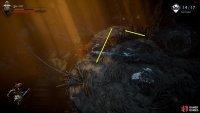 Follow the path right where you’ll find another group of enemies.