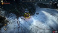 Copper Ore 2: Against the rocks after the bridge.