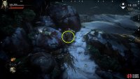 Copper Ore 3: Along the rocks near the water.