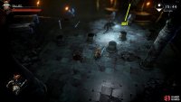 Head back to the ground level, defeat the large enemy, and exit the floor.
