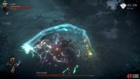 Throughout the battle, the boss can perform a swipe attack.
