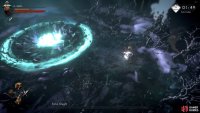 Sword Explosion: For this attack, the boss will plunge its sword into the ground creating three shockwaves.