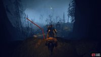Going through the cave will lead to the swamp area.
