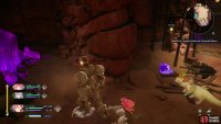 Use one of the golems to break the wall on the side of the room.