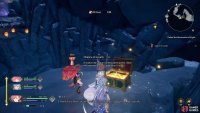Hop up a nearby ledge near the final laser, with the invisible ice platforms.