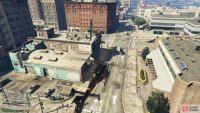 Follow the security trucks from a distance