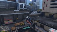 then hover over the construction site.