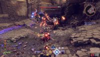 Entarus will charge at you, dealing heavy damage should he hit you.